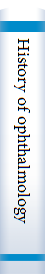 History of ophthalmology