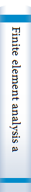 Finite element analysis and applications